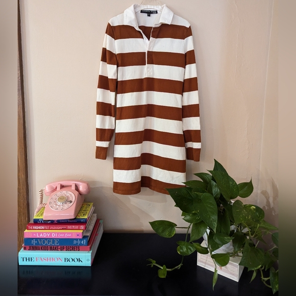 Veronica Beard Dresses & Skirts - Veronica Beard Rugby Long Sleeve Polo Dress